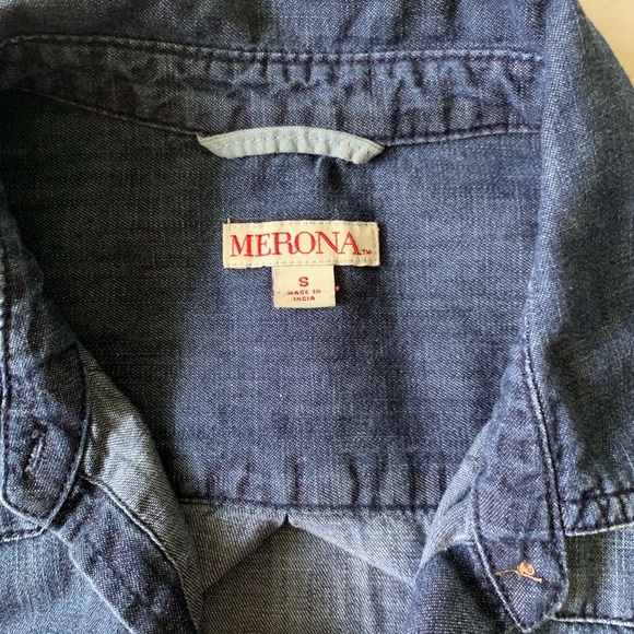 Button Down Jean Dress - Picture 3 of 3